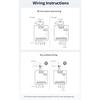 WiFi Relays Module, Dry Contact Output, Matter Protocol, AC100-240V or DC12-48V, App Scheduling