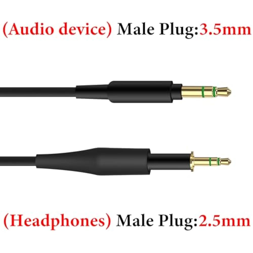 Geekria Cable Compatible Audio Cord Arc Game AKG Q460 K480 K452 K451 K450, JBL JBL J88i J88a J88a...