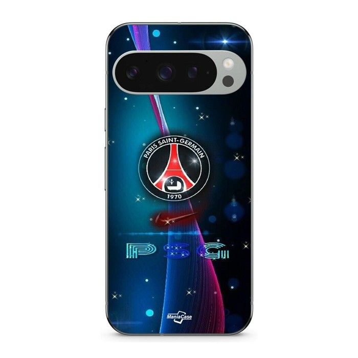 Coque de téléphone - MANIACASE - Google Pixel 9 Pro XL - Silicone TPU - Noir - Nike PSG