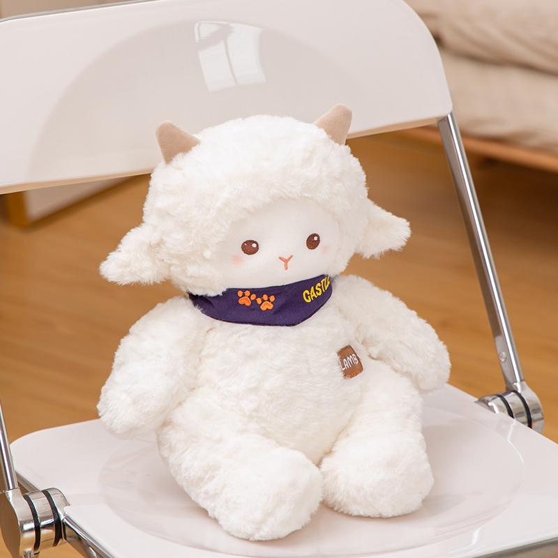 Giant Sheep Plush Toy Lovely Alpaca Stuffed Doll Lovely Image Peluche Kawaii Room Decor Sofa Cushion Bed Pillow Gift For Girl