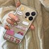 Transparent Cartoon Animal Sleeping Cover for Apple 17 Pro Max/14/15/16/XS/13 Pro