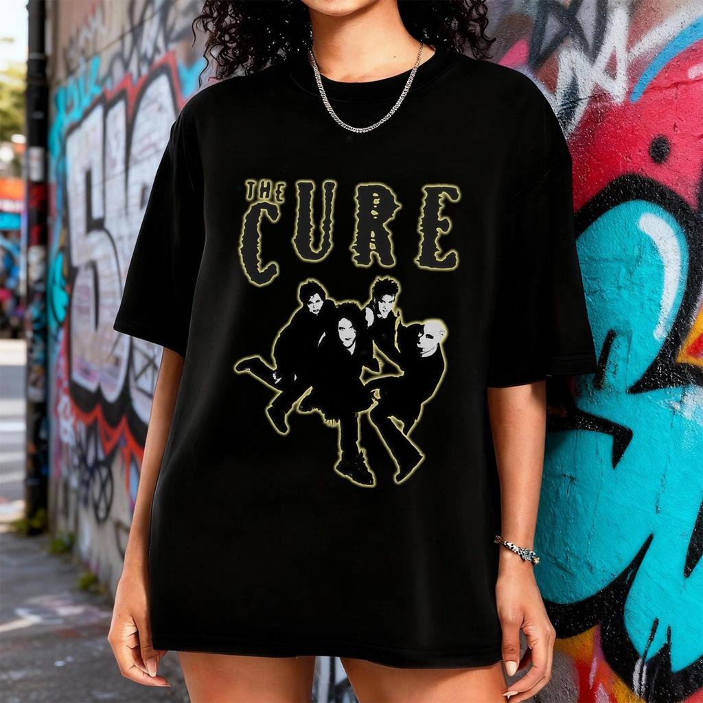 The Cure Shirt,Band Graphic tees/Pullover,90s Band Tee,retro Band Tee Gothic shirts,Cute tshirts,The Cure Graphic tee,Gifts for Music Lovers
