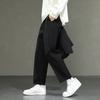 Spring and Autumn Nine-point Pants, Small Trousers, Men's Drape Slim Fit, Small-footed Casual Pants, Men's Straight Loose Suit Pants