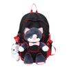 Schoolbag autumn new cute cat doll backpack female junior high school high school schoolbag large capacity campus style cute fun backpack