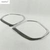 Car Front Fog Light Lamp Frame Decorative Sequ Cover Trim Fit For KIA Sportage 2016 2017 2018 ABS Chrome Accessories Exterior