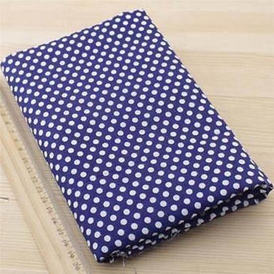 7 ks 25x25cm Květinová tečkovaná patchworková bavlněná látka Jednobarevná látka DIY šití prošívání