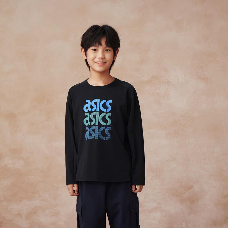 ASICS Kids' Moisture-Wicking Antibacterial Long Sleeve Athletic T-Shirt