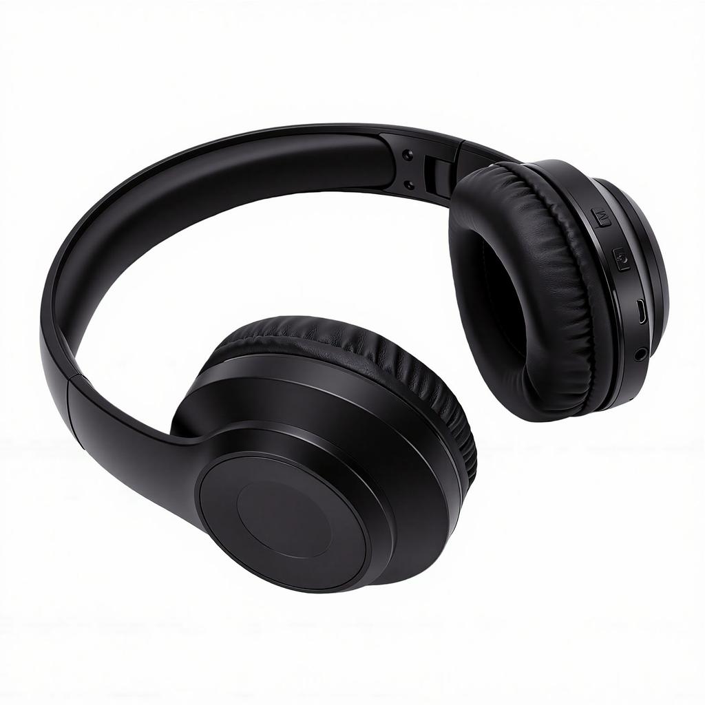 FM Radio Headphones LED Display Rechargeable Portable FM Headset with Best Reception Soft Ear Muffs for Meetings Hiking