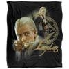 Legolas Character Face Soft Touch Blanket