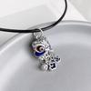 Chinese Lion Dance Pendant Necklace With Tassel Bell Coin Charm Unisex Vintage Style Jewelry