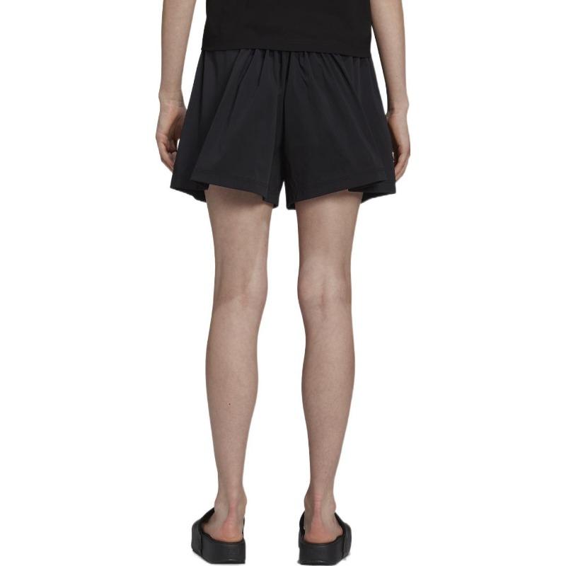 Y-3 SS22 Logo Print Solid Color Shorts Women Shorts Black HG8543