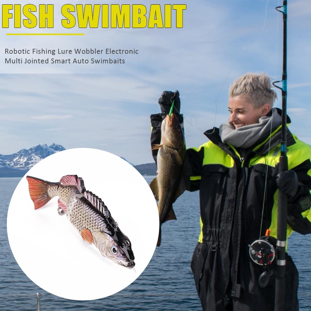 Multi Jointed Swimbait Hard Artificial Bait Smart Electronic Artificial Bait Wobbler Fishing Bait Lure Tackle Accessories