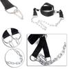 Gym Fitness Weight Bearing Cap Adjustable Neck Harness with Steel Chain Neck Trainer Neck Muscle Power Training