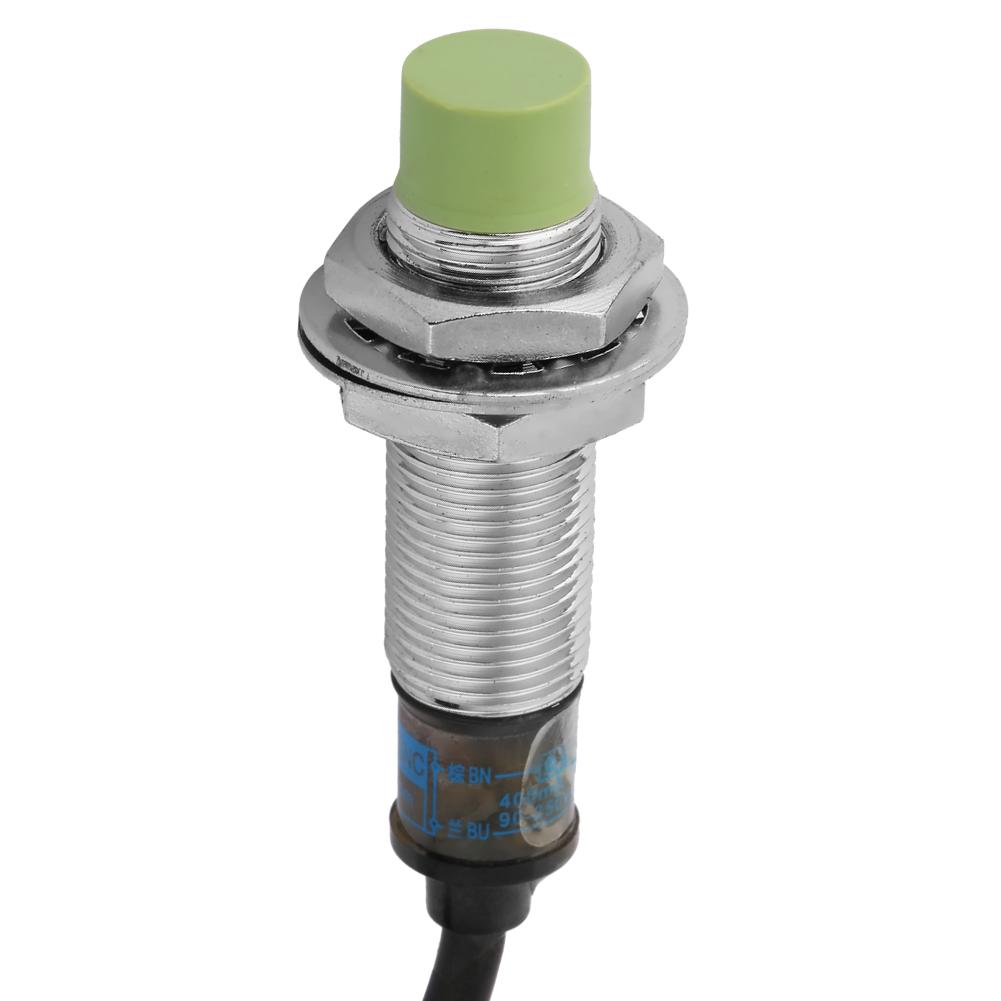 PR124AC AC Tip 2 fire Închis în mod normal Comutator de proximitate de detectare a senzorului inductiv