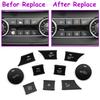8PCS  W166 W292 W463 Dashboard Air Conditioner Wind Volume Heater Climate Control Button For Mercedes Benz ML GL GLE GLS G Class