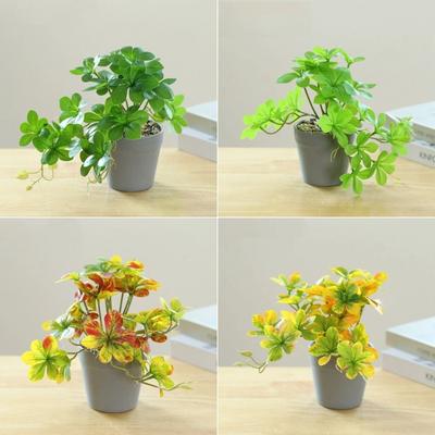 Fake Plant Fake Potted Plant Bonsai Decorative Potted Plant Artificial Bonsai Plant  Garden Decor