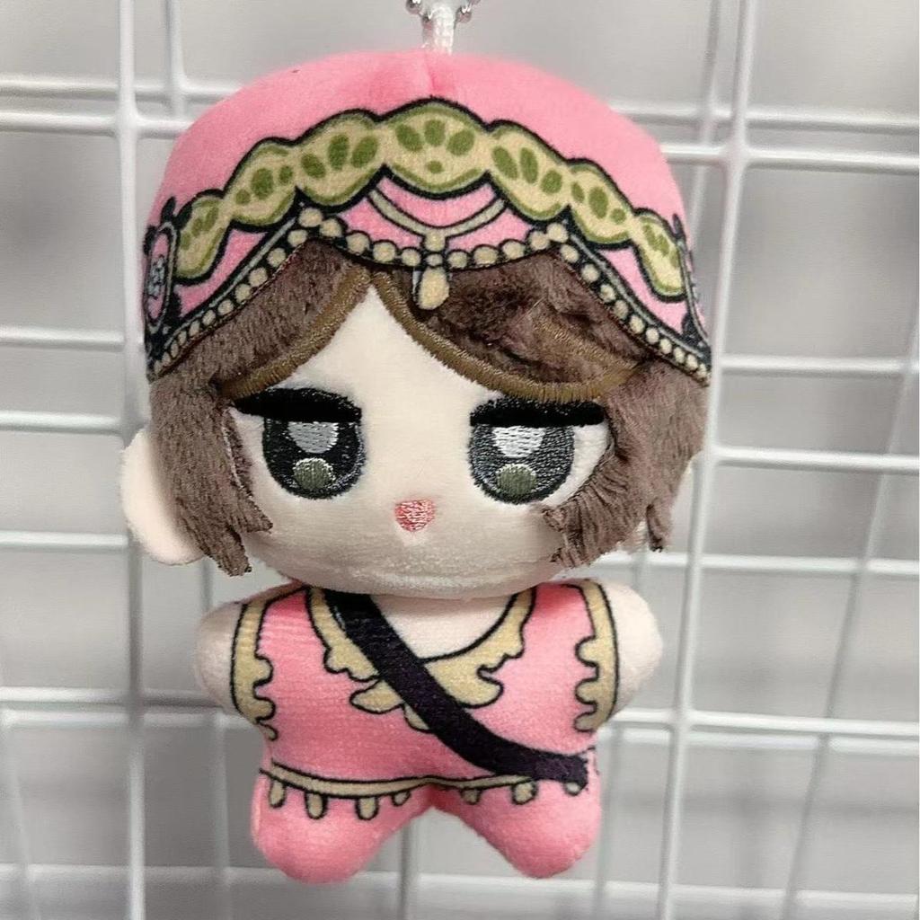 10cm Identity V Plush Toy Cosplay Pendant Doll Embalmer Gardener Mercenary Photographer Anime Soft Plushie KeyChain Xmas Gifts