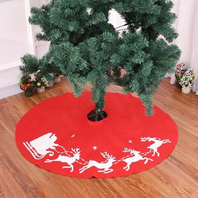 Christmas Elk Print Tree Dress 1m Christmas Big Tree Dress Christmas Decoration Venue Props
