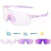 Pochromic Cycling Sunglasses Cycling Glasses MTB UV400 Sports Glasses Bicycle Eyewear Outdoor Glasses Running Goggles
