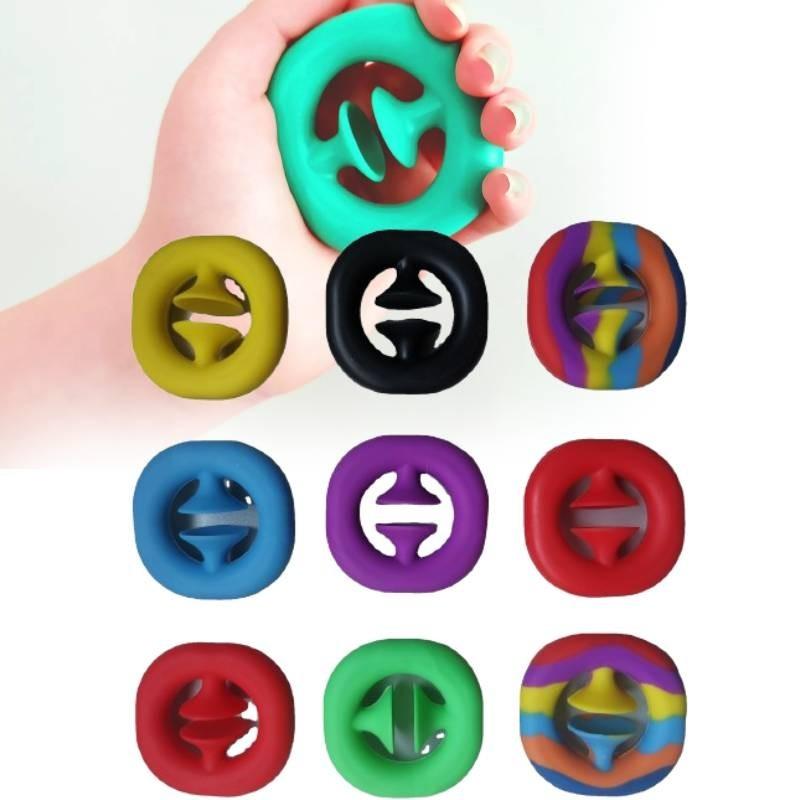 Wytrzymały silikonowy wzmacniacz chwytu Do treningu ramion i palców W żywych kolorach