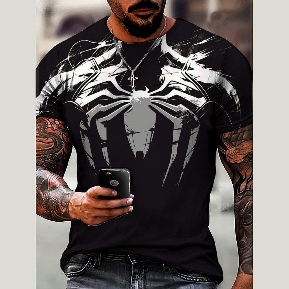 The New 2025 Summer Men's T-shirts Feature Soft and Breathable 3D Pattern Printing, Which Is Casual and Fashionable.
