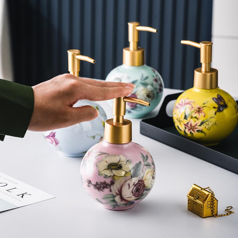 300ml soap dispenser press bathroom shower gel shampoo bottle lotion separate bottle separate bottle cup dispenser bathroom