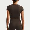 Nike Skims Matte Corset Dri-Fit Short Sleeve Fitness Top Women Tops IU2201-233