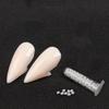 1/4Pair Resin Halloween Fangs Realistic Teeth Cosplay Fake Teeth Cosplay Fangs False Teeth  Party