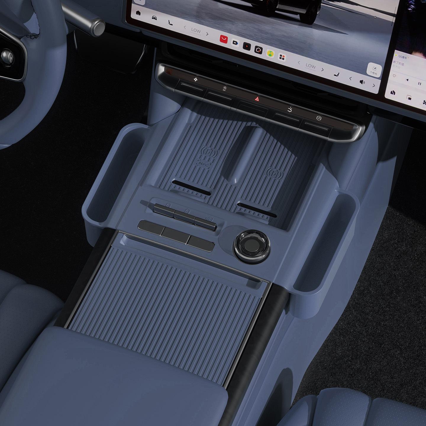 Zeekr 9X Center Console Silicone Storage Mat for 25 Models
