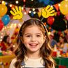 Cartoon Hoofdband Lente Design Lachend Patroon Steen Papier Schaar Decoratie Haarband Stabiel om te Dragen Haaraccessoire