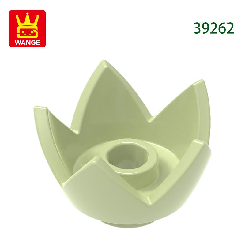 Non-Toxic 313Pcs/Lot 39262 Crown Eggshell With 5 Points Building Blocks Moc Flower Accessories Compatible With Brick Diy Parts Toys