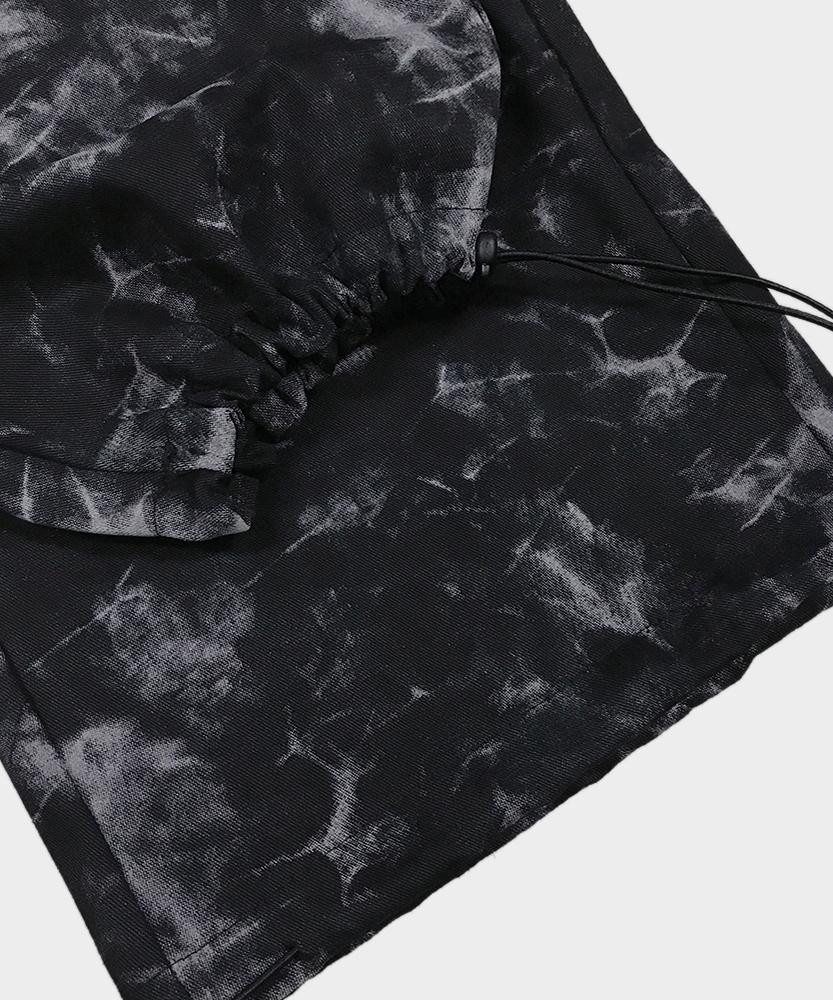 Nainneoscheu Tie-Dye Wide Cargo_Black