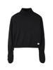 RECODE Gloves Mixed Turtle Neck Knit Top_R0Waa23101Bkx