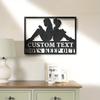 Metal Wall Art Handcrafted Home Decor Office Sign Unique Vintage Tin Sign