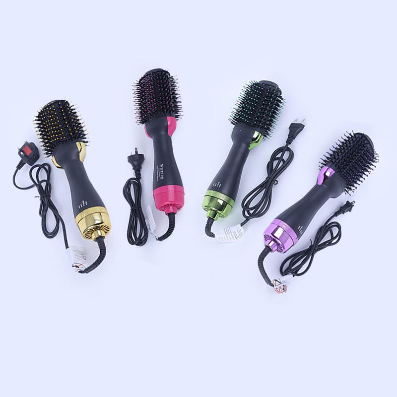 3 In 1 Electric Hair Dryer Brush for Efficient Drying, Multi-function Hot Air Negative Ion Hair Straightener Comb Brush