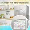 2Pcs Magnetic Refrigerator Stickers, Erasable Refrigerator Message Board, Weekly Planner, Writing Magnetic Whiteboard, Sticky Notes, Washable