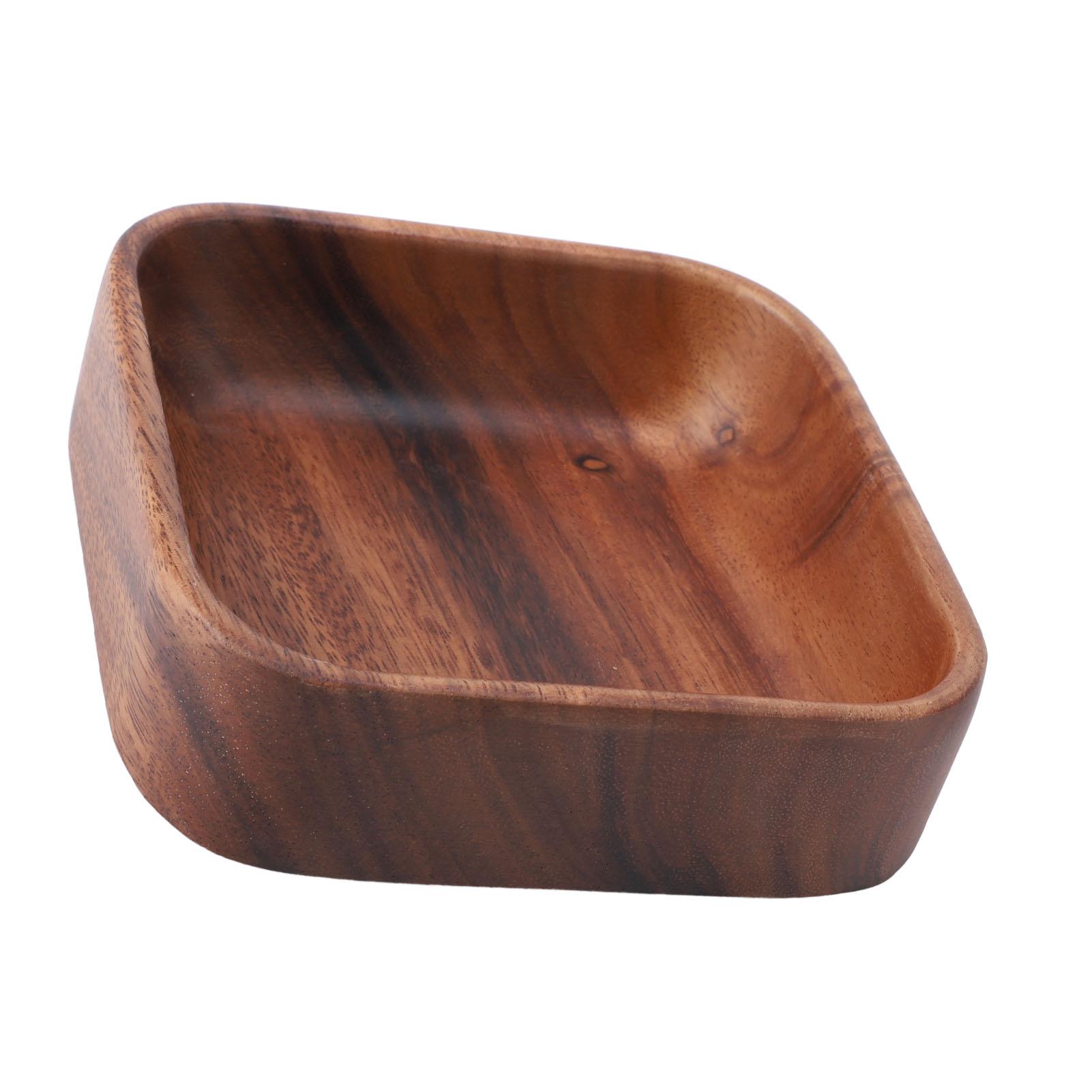 Деревянная коробка для сухофруктов из грецкого ореха, большая вместимость, многофункциональный поднос для подачи сухофруктов, орехов, закусок, украшений