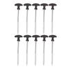 Estacas para Lona de Camping Estacas de Metal Resistentes para Barraca Acessórios de Camping Conjunto de 10 Peças