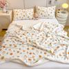 Cartoon Bowknot Printed Coral Fleece Blanket Thickened Artificial Lambswool Spring Autumn Warm Blankets For Bed Sofa Nap Blanket