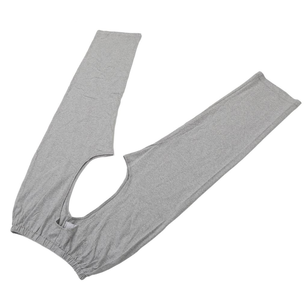 Kalhoty pro péči o močovou inkontinenci Přední zadní otvor v rozkroku Kalhoty na kojení pro starší pacienty Šedé