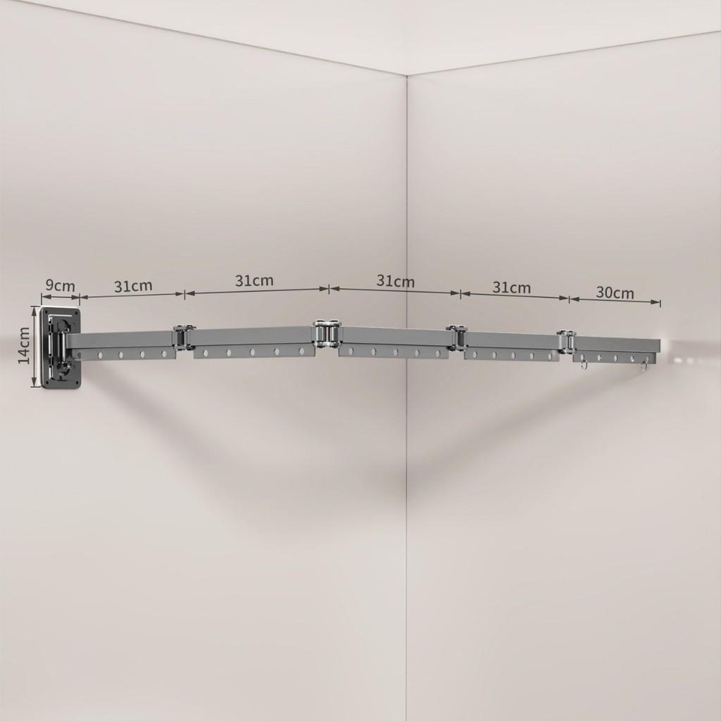 Folding Bathroom Divider No-Drill Waterproof Wet-Dry Separation Shower Curtain Alloy Track Shower Partition Supplies