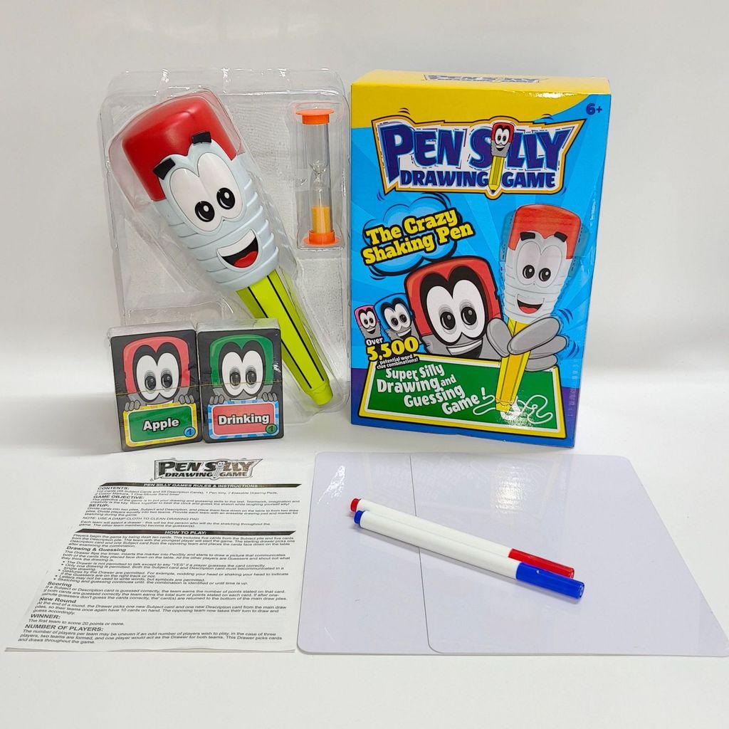 Pensilly Vibration Doodle Drawing Pen Desktop Party Game For Kids And Teens