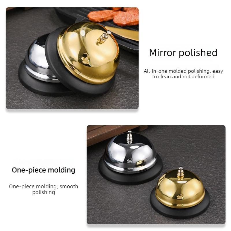 1PC Meal Bell Restaurant Kitchen Bell Reminder Call The Bar Counter Service Reminder Bell Home Decoration Accessories