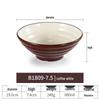Net Celebrity Melamine Ramen Bowl: Two-Tone Creative Design, Large, Ideal for Mala Tang and Rice Noodles