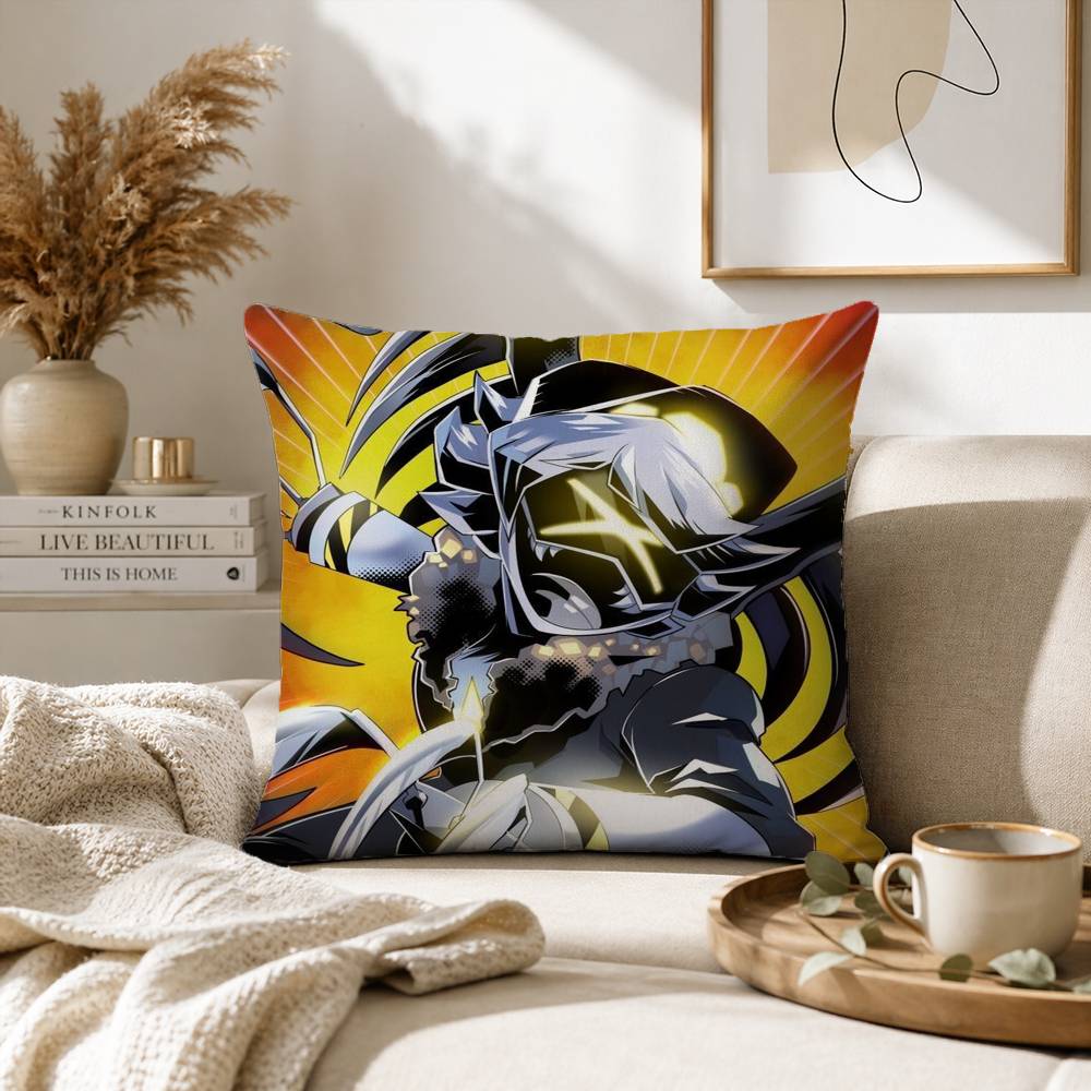 Horror Anime Murder Drones Pillow Case for Sofa Living Room Home office Decor Protective Cover