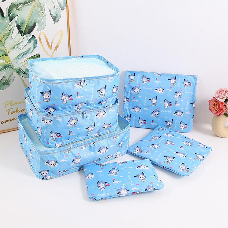 Hello Kitty Kuromi Reise-Aufbewahrungsset Mit Wasserdichtem Oxford-Gewebe Zur Kleiderorganisation