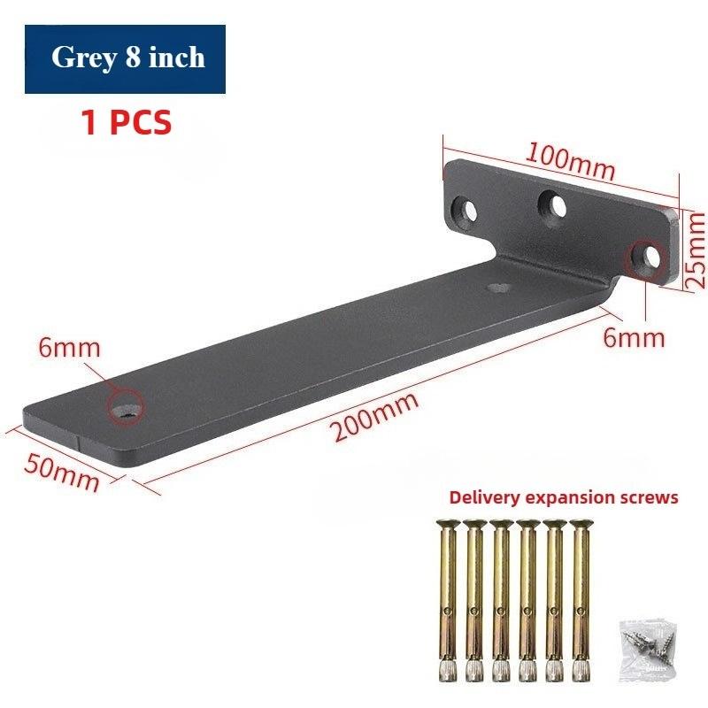 1 PCS 200kg Bearing Capacity Suspended Tripod Brackets Wall Shelf Support Hidden Wall Fixed Partition Storage Rack Shelves