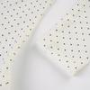 2025 Spring French Style Polka Dot Ruffle Trim Tie-Up Slim Fit Top for Women