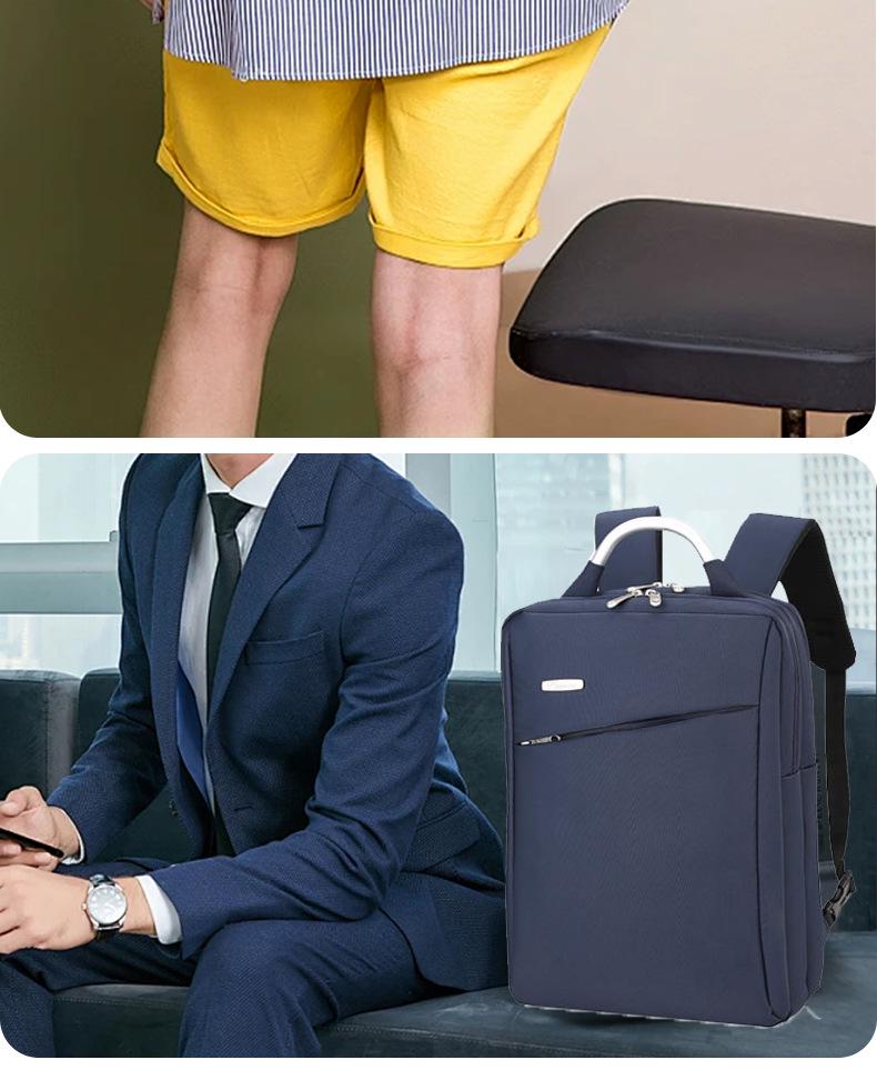 Men's Large Capacity Waterproof Business Travel Backpack