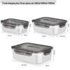 Large Capacity Transparent Food Storage Box - Airtight Refrigerator & Freezer Keeper for Fresh Fruits and Vegetables.
